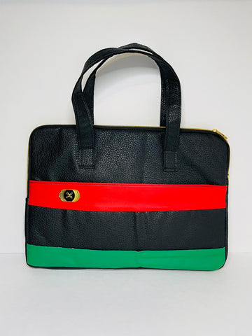 RBG ~ Red, Black & Green Leather (R)