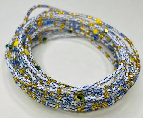 Kenya Waist Beads ~ Blue