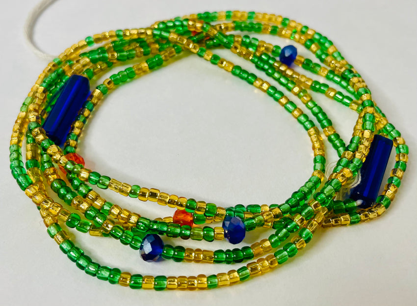 Nubian Waist Beads ~ Jade