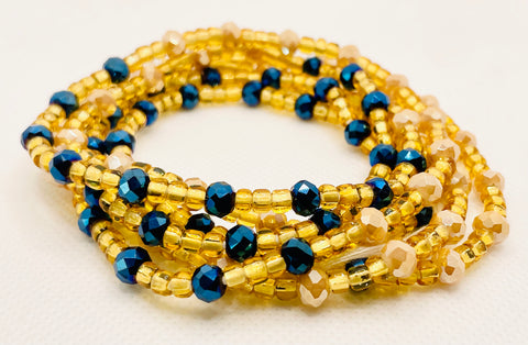 Royalty Waist Beads ~ Blue