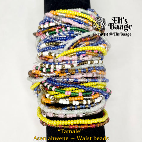 Tamale Waist Beads ~ Ice