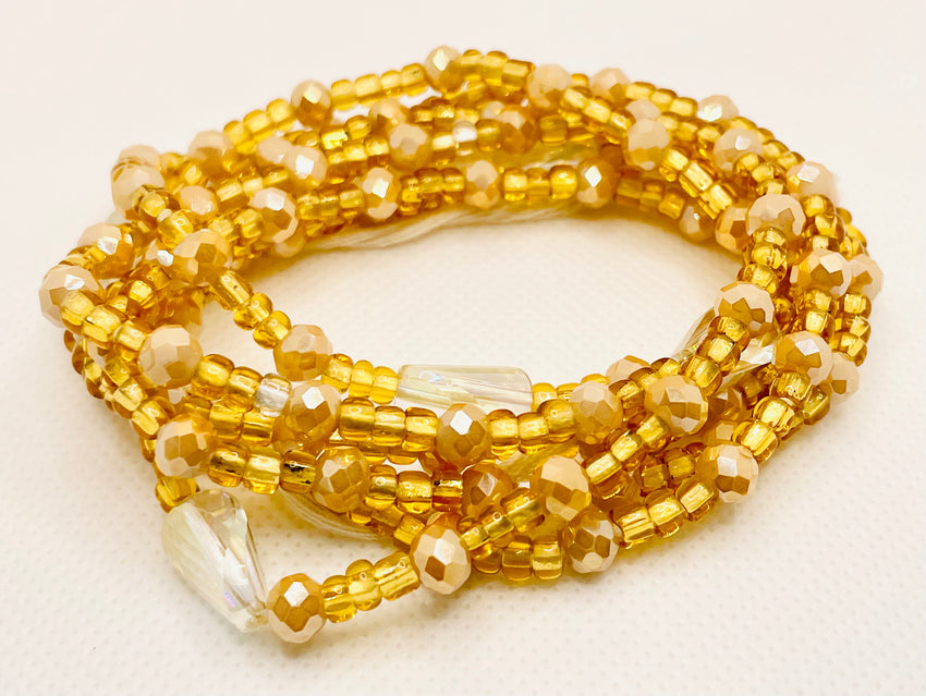 Royalty Waist Beads ~ Champagne