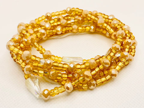 Royalty Waist Beads ~ Champagne