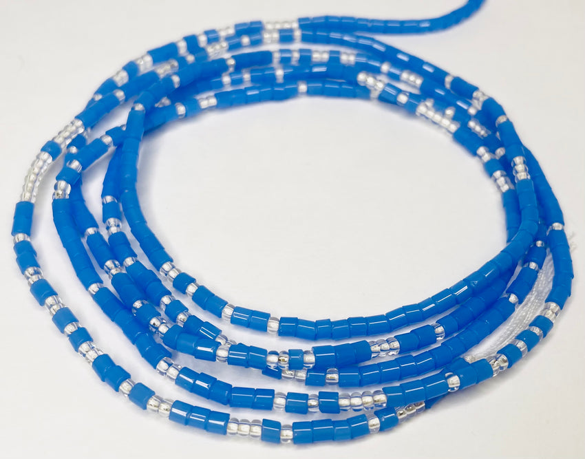 Tamale Waist Beads ~ Aqua