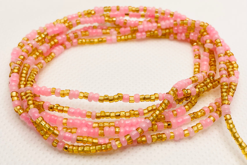 Tamale Waist Beads ~ Rose Gold