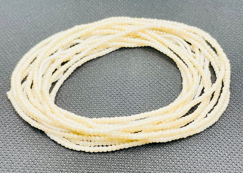 Solid 1 Waist Beads ~ Creamy